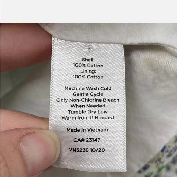 Talbots 14 Cotton Ditzy Floral Blazer - Picture 6 of 8